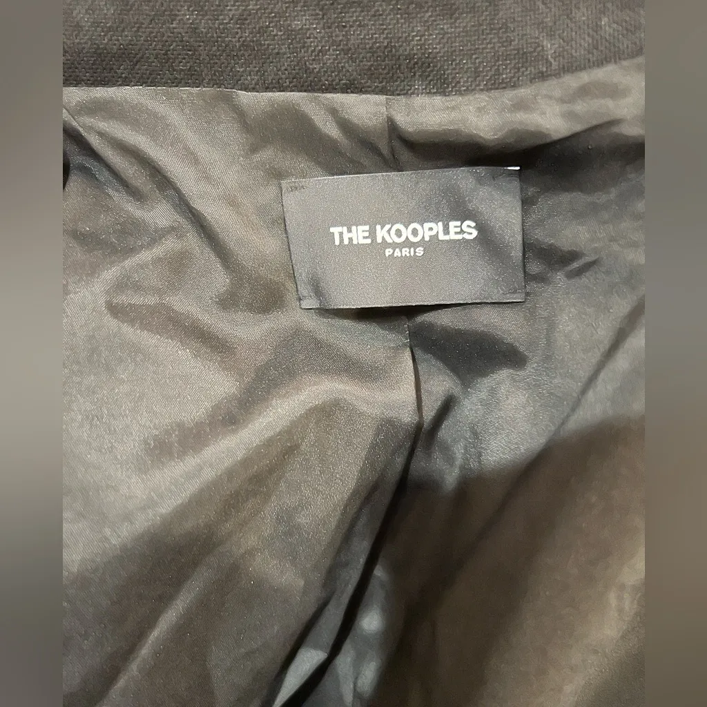 THE KOOPLES Cropped Biker-Style Wool Coat
Size FR 2 Medium US Women’s NWT - Image 13