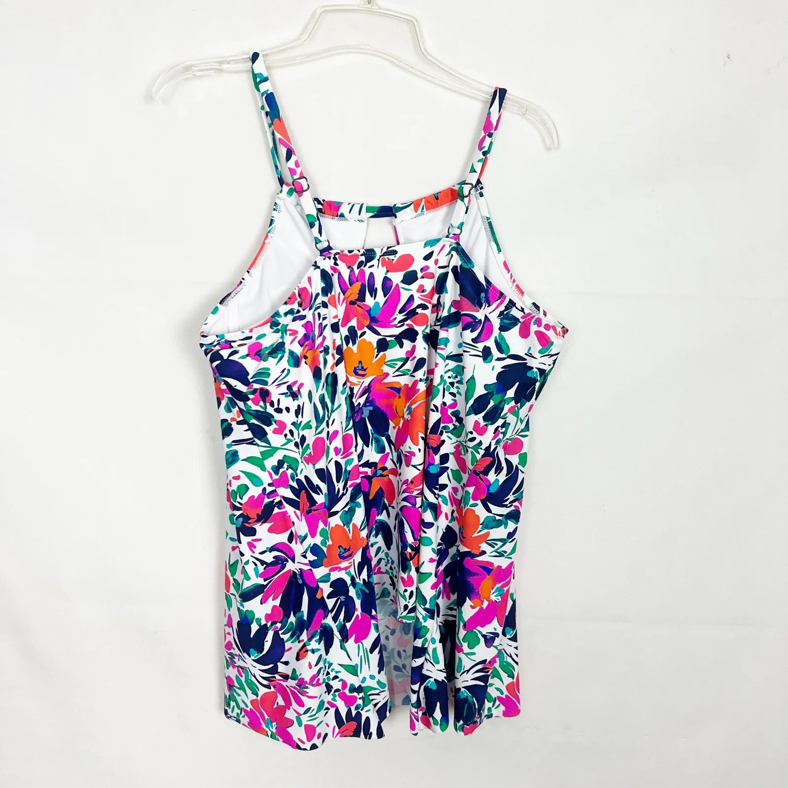 Island Escape Women's Floral Bikini Tank Top Size 20 - Image 5