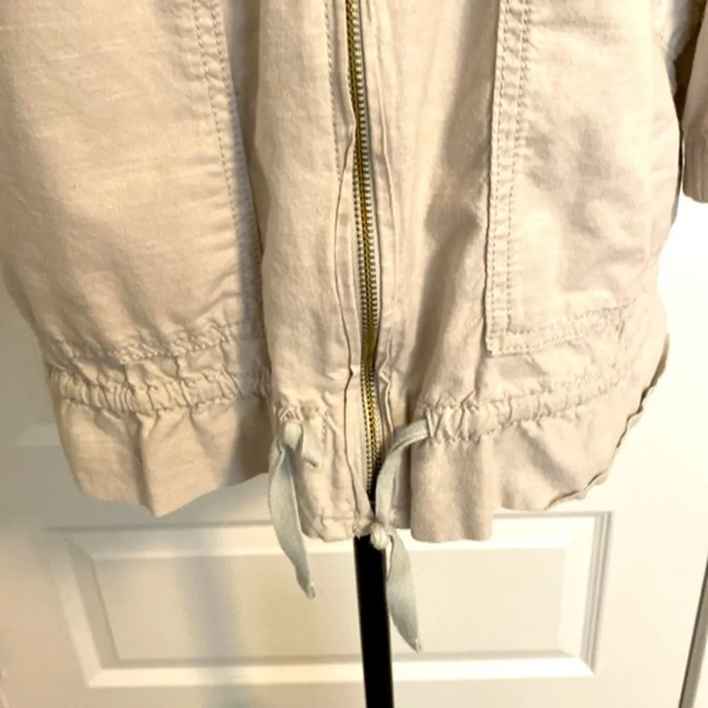 Eddie Bauer|| Beige spring short jacket with pockets - Image 3