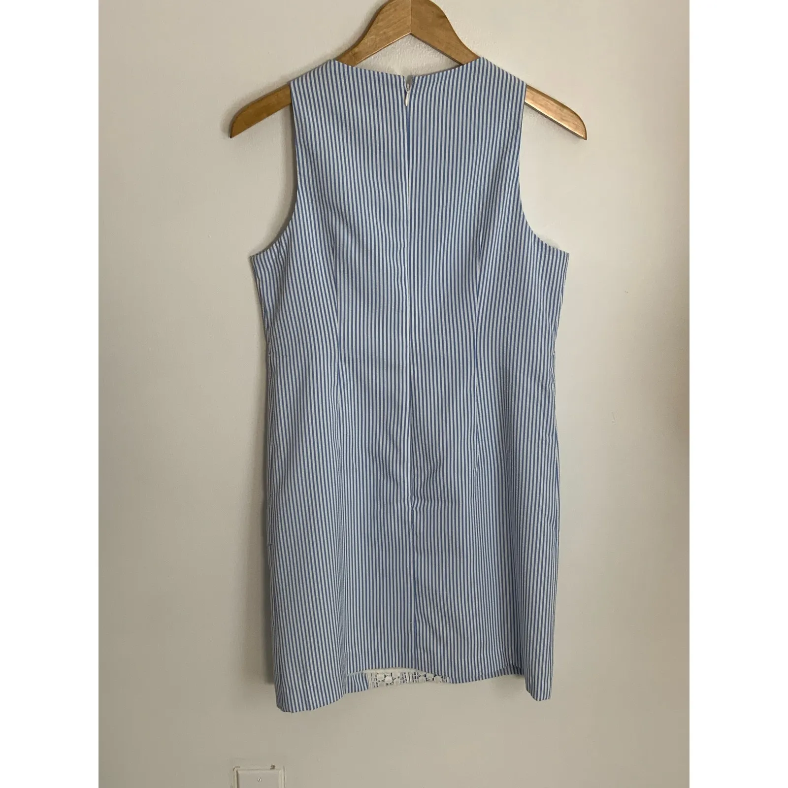 London‎ Times blue and white shift dress - Image 4