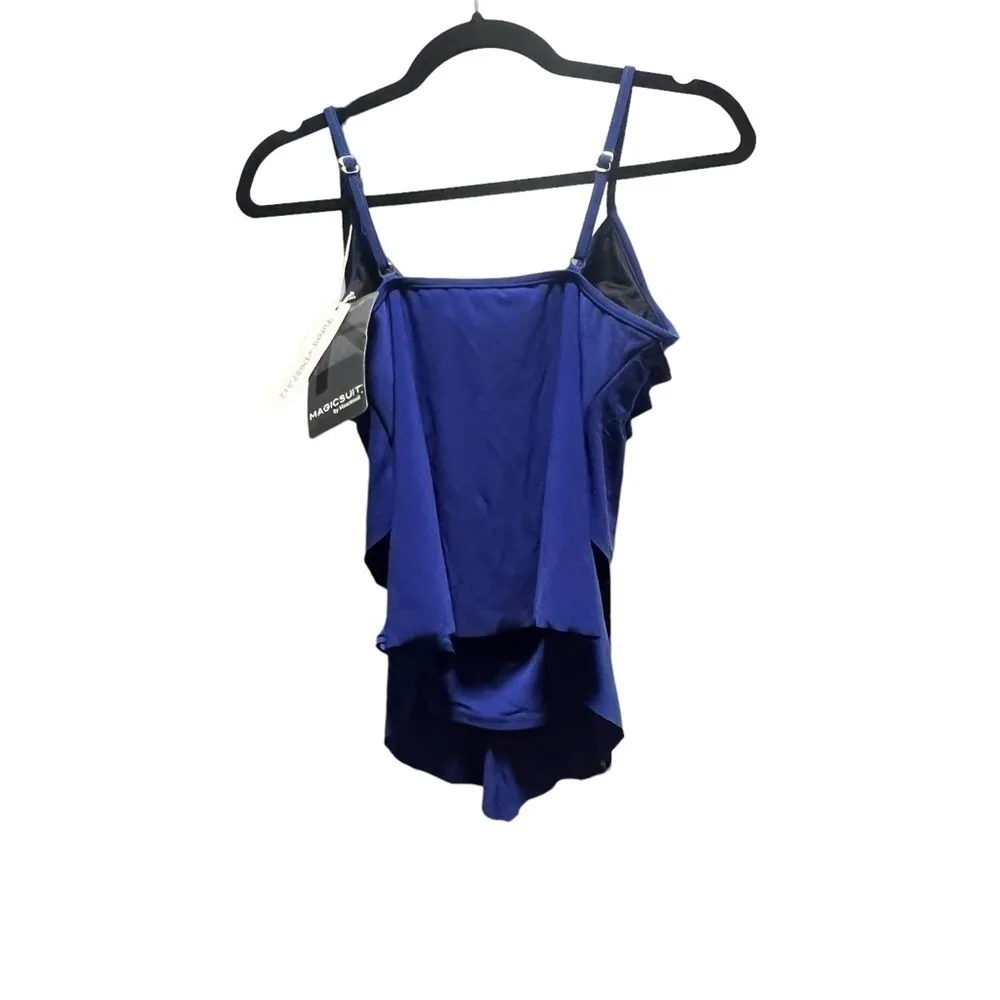 Magic Suit by MiracleSuit Rita Tankini Top in Twilight Blue, New with Tags Blue Size 8 - Image 3