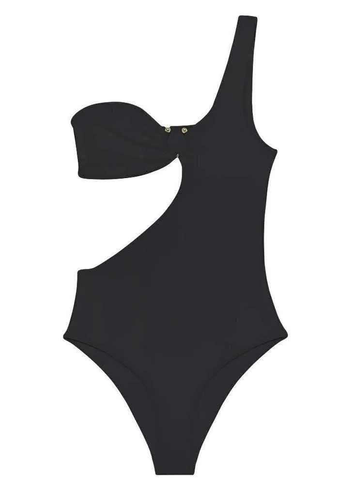 JADE SWIM Avery One Piece in Black Small New Womens Swimsuit - Image 9