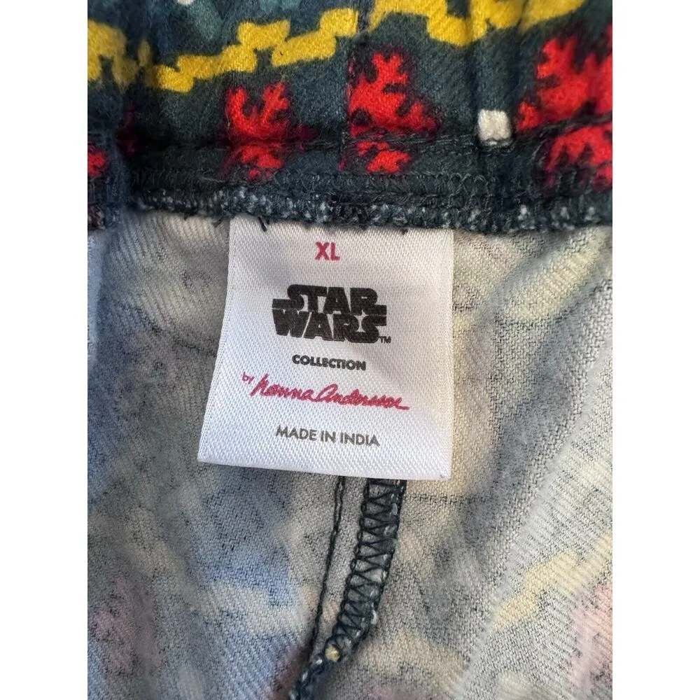 Hanna Andersson x Star Wars The Mandalorian Women's Pajama Set Size XXL Green - Image 10
