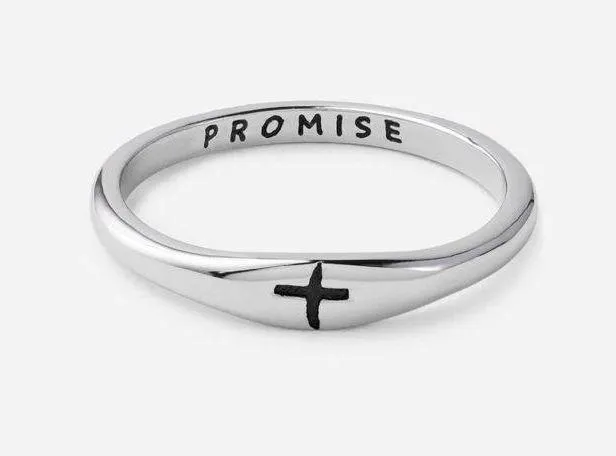 Elevated faith cross ring - Image 2