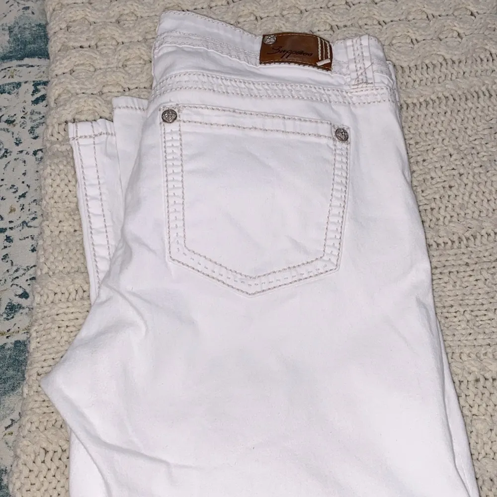 Supplies white denim Mila modern crop size 12 - Image 7