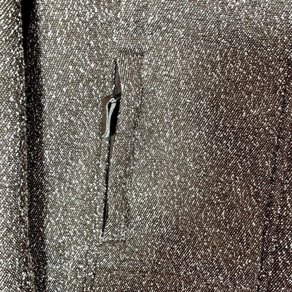 Lole Textured Knit Jacket Funnel Neck Snap Front Casual Outerwear Size Medium - Image 6