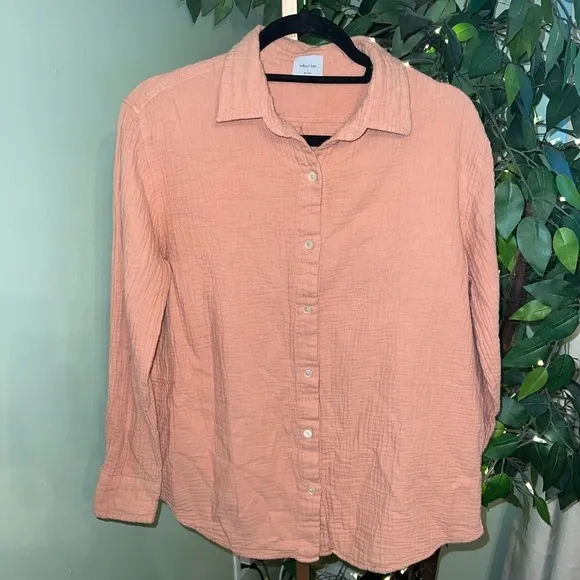 WILFRED FREE Sail Shirt from Artizia Button Down Long Sleeve Shirt Size Small - Image 1