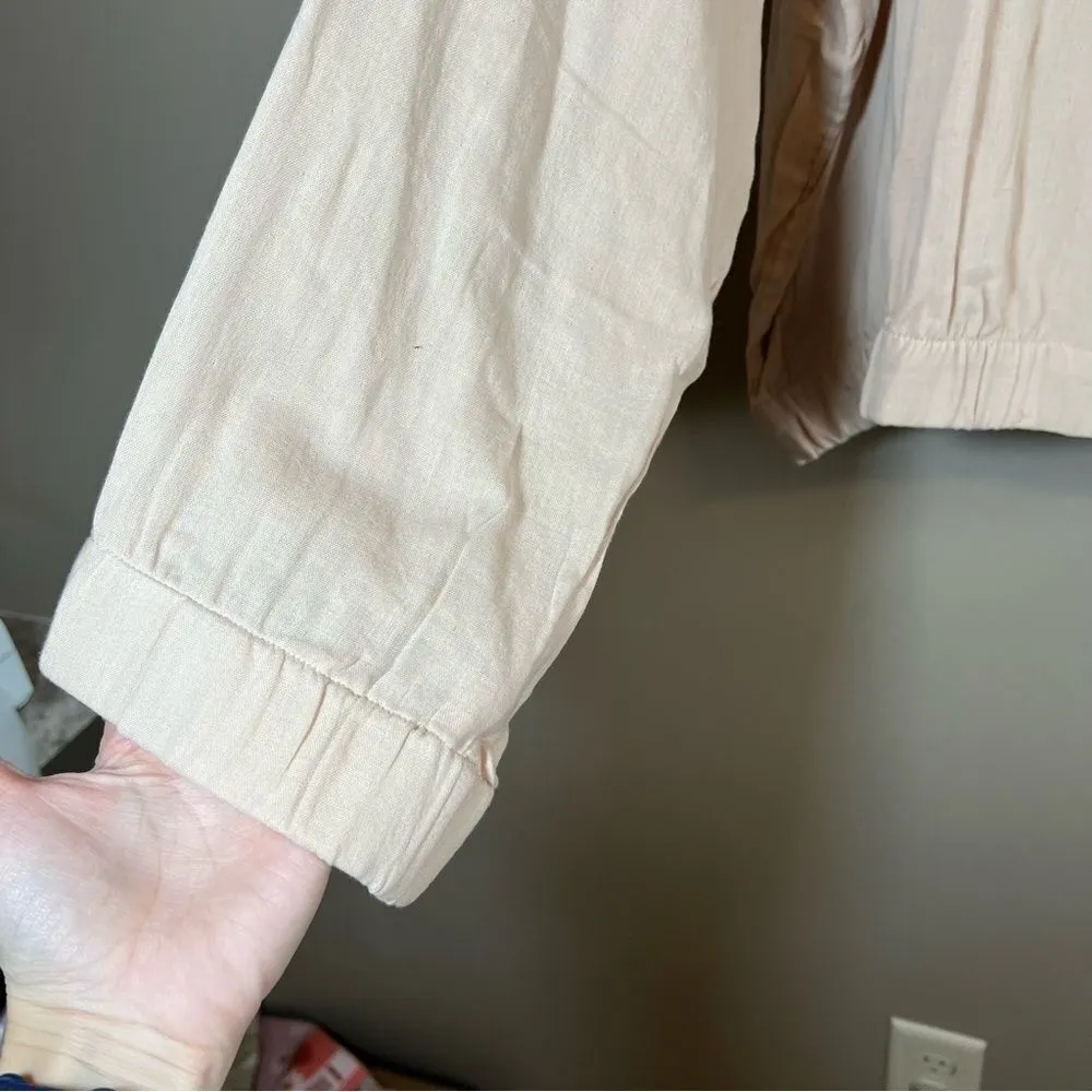 ✨ Torrid Cream Dual Fold Zip Front Cropped Jacket 4X NWT - Image 7