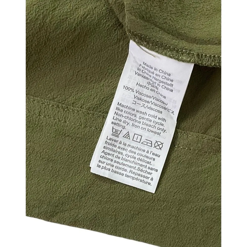 Madewell Green Knee Length T-shirt Dress Women Size Medium | 55-11 - Image 4