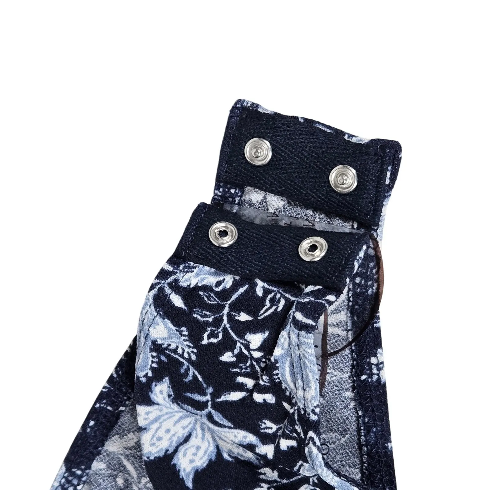 Lush Blue Floral Short Sleeve Bodysuit in‎ Blueberry Cream XL NWOT - Image 7