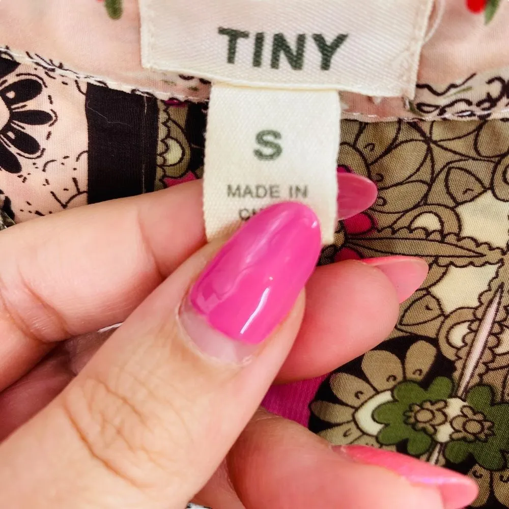 Anthropologie Tiny Devas Popover Tunic Size S‎ Paisley Sequin Blouse Multicolor - Image 4