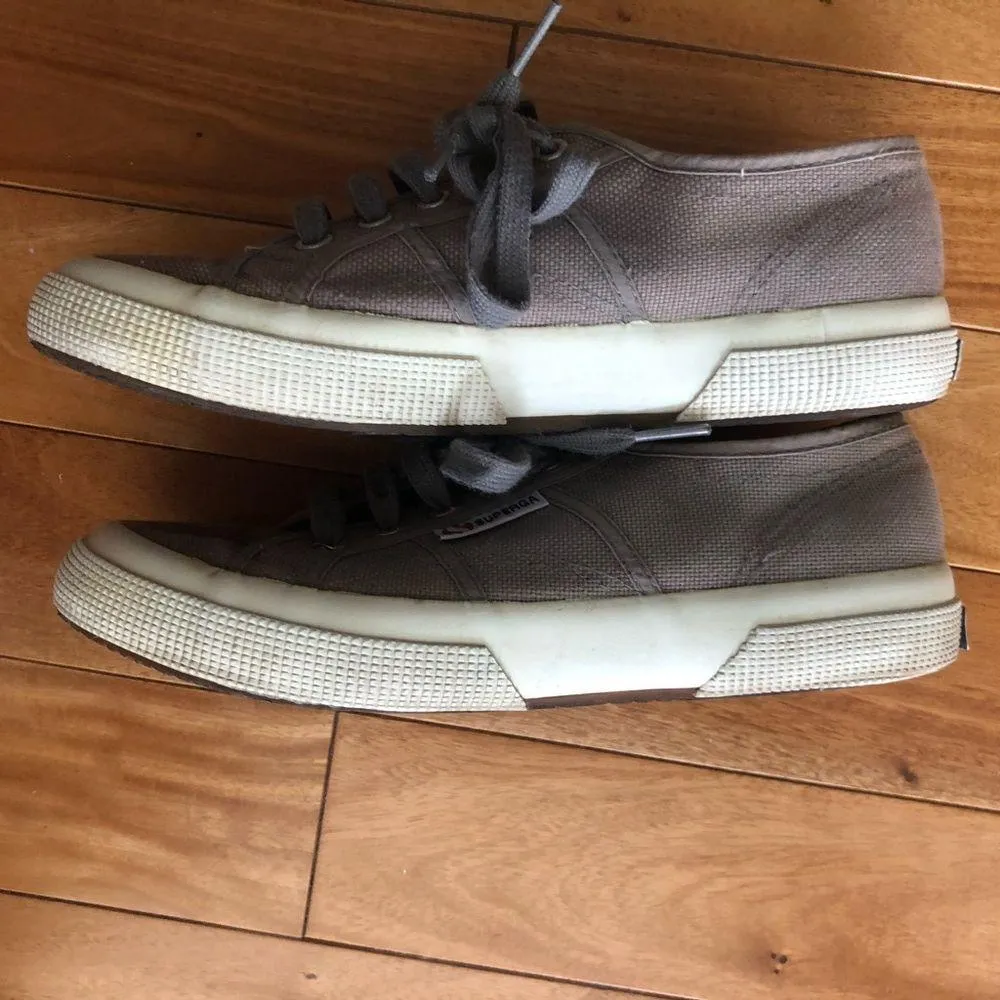 Classic Grey Superga Sneakers - Image 8