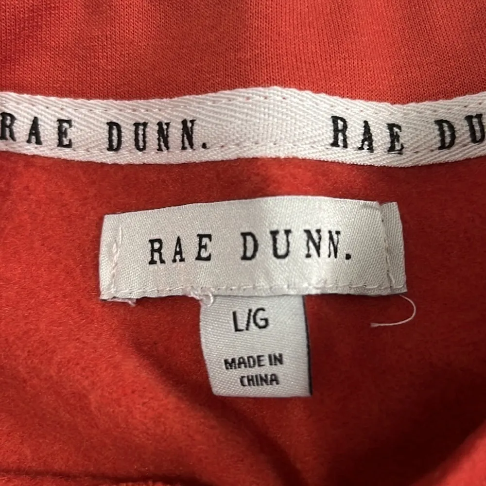Rae Dunn Pumpkin Spice Light Weight Sweatshirt Size L - Image 3
