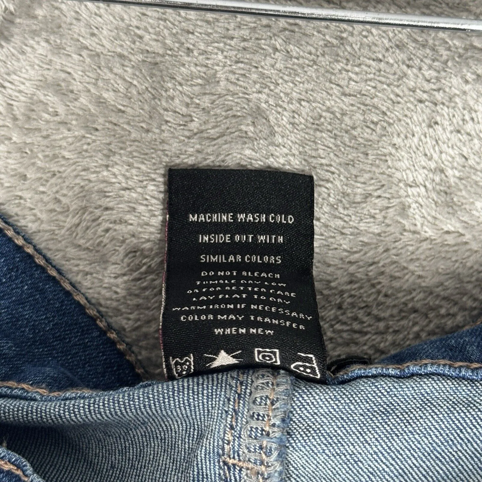 Nanette LaPore Jeans Womens 20W Blue Black Floral Embroider High Rise Belle Boot - Image 8