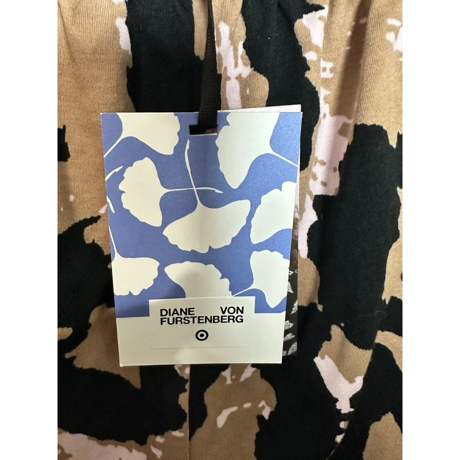 NWT Diane von Furstenberg x Target Halter Jumpsuit - Leopard/Ginkgo - XXL - Image 9