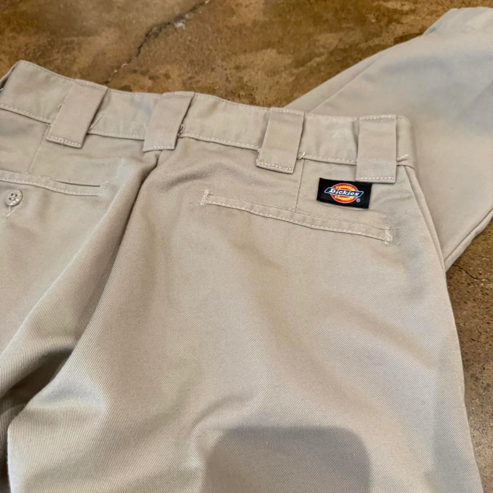 Tan Dickies Slim Taper Pants - Image 5