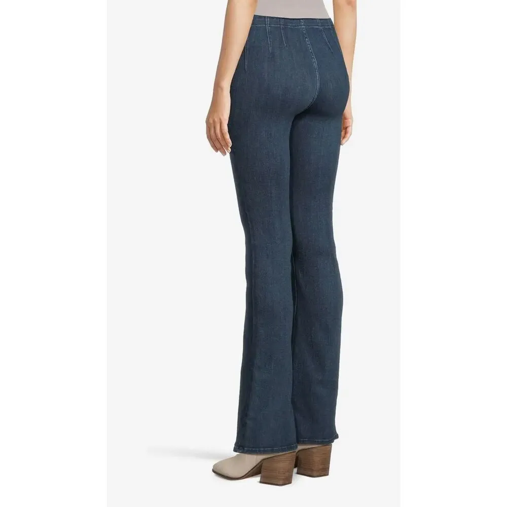 We The Free Womens High Rise Jayde Bell Bottom Flared Denim‎ Jeans Black Size 29 - Image 4