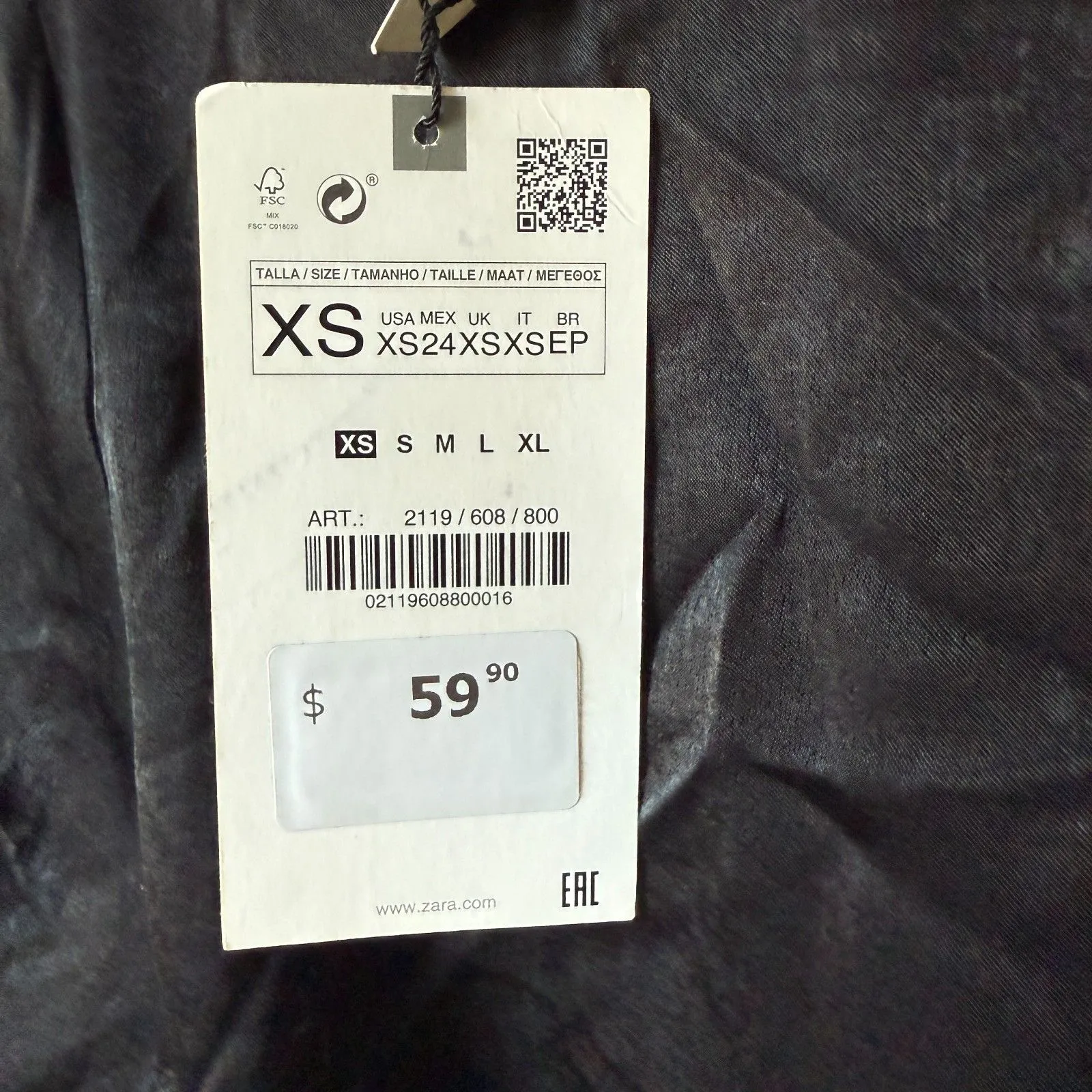 Zara Black Satin Romper Size XS - Image 7