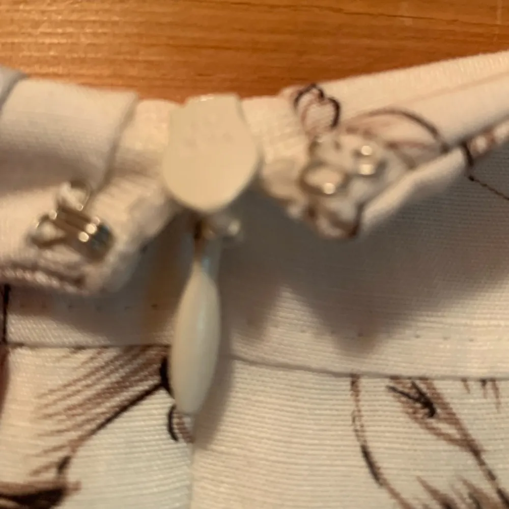 Ann Taylor Loft Dress Womens 12 Fitted Day Dress Ivory Floral Linen Blend  Zip - Image 7