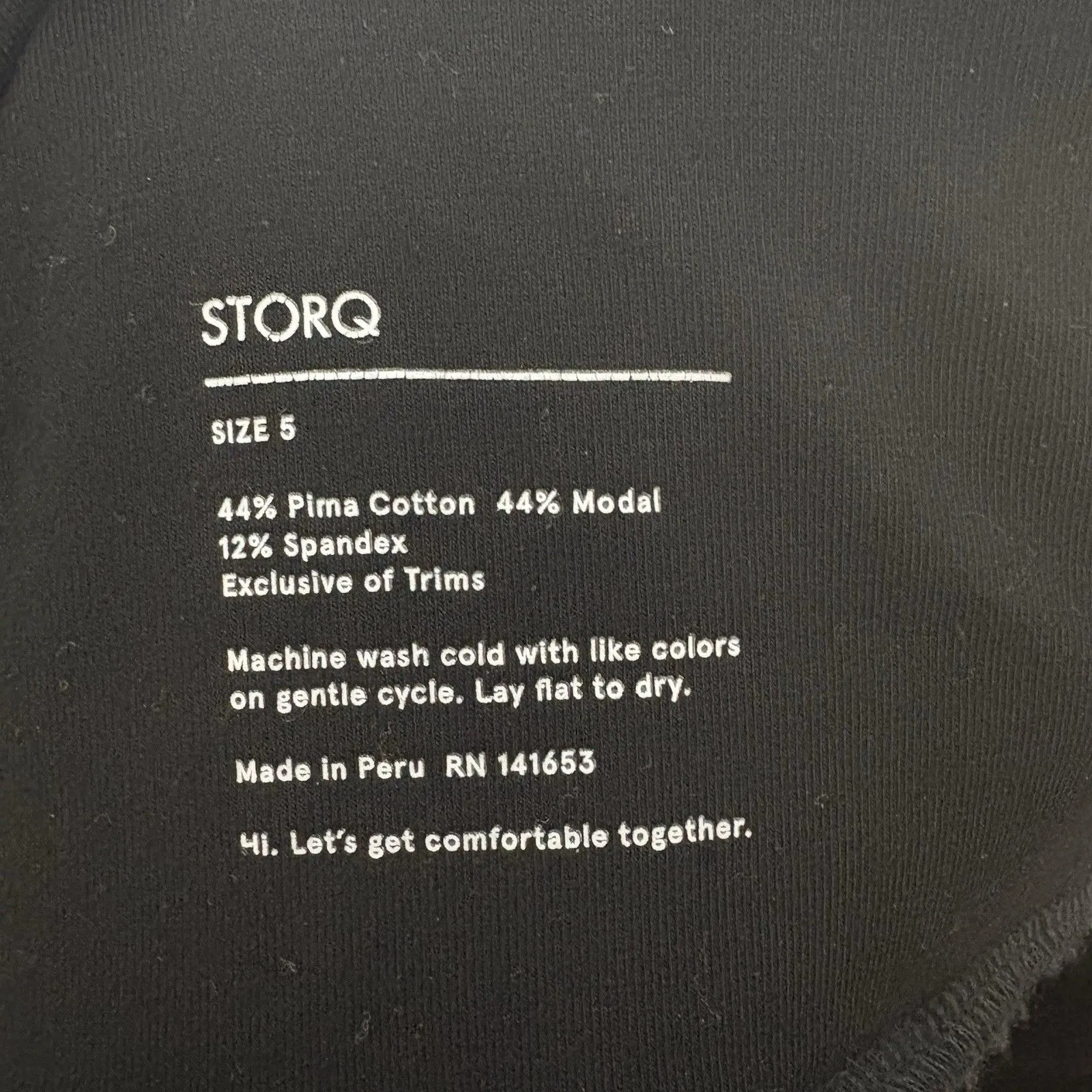 Storq Size 5 (XL) Maternity Leggings Pants Stretch Soft Black Side Zip Ankle - Image 8