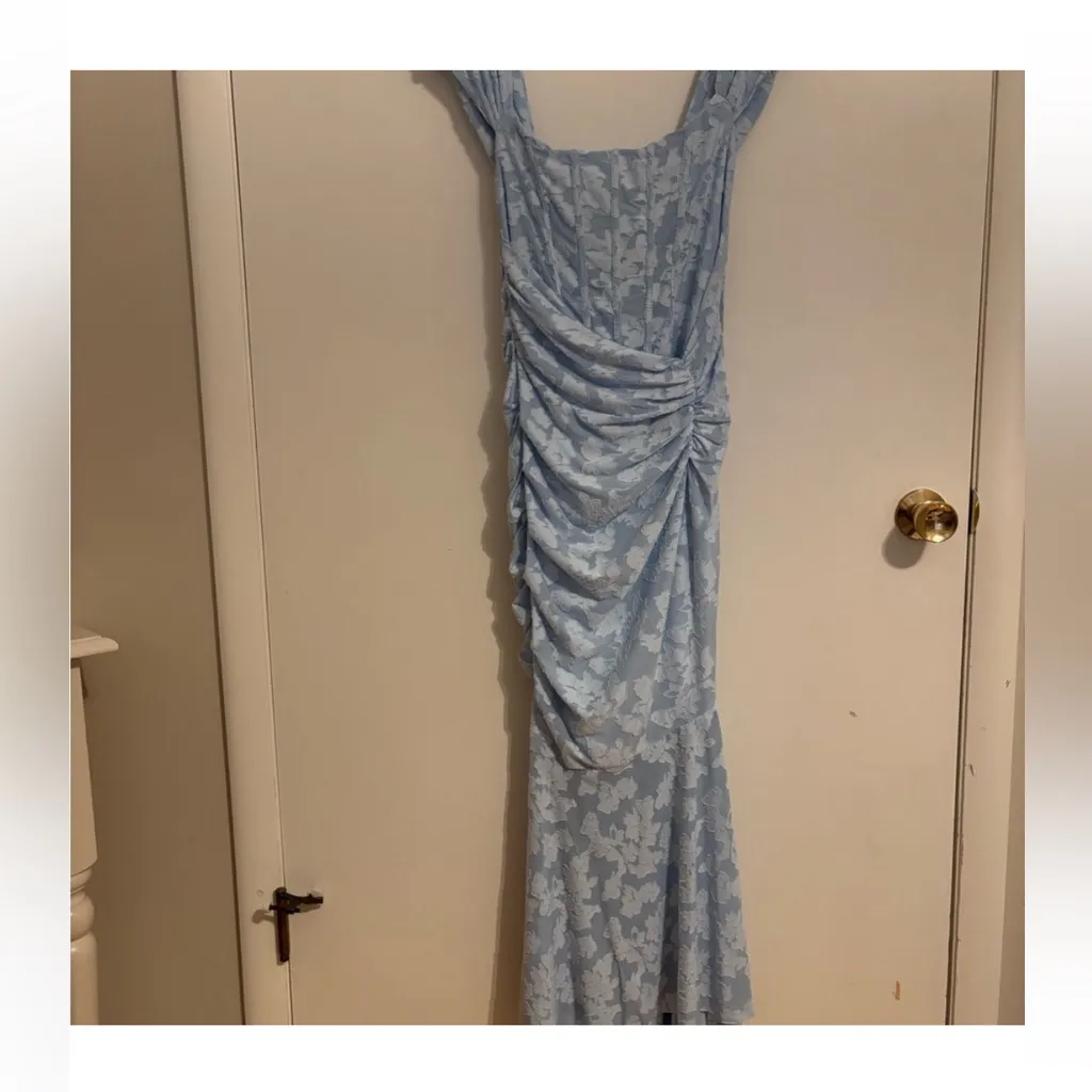 HOUSE OF CB
Cesca Floral Ruched
High-Low Corset Dress - Image 3