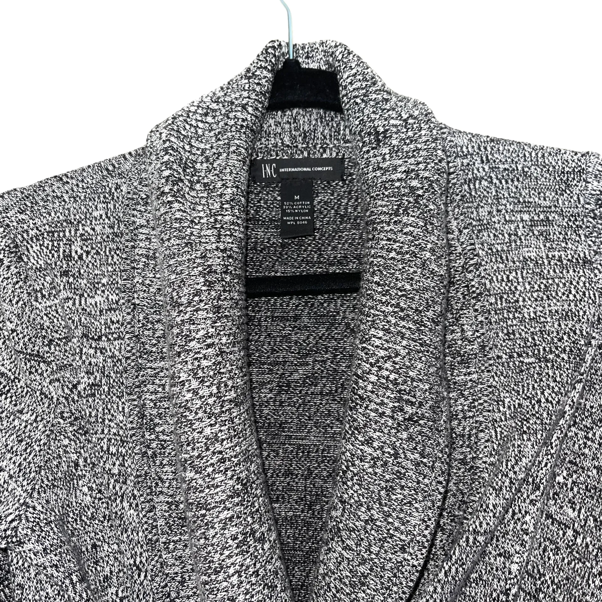 Dark Heather Gray Wrap Front Belted Cardigan - Image 6