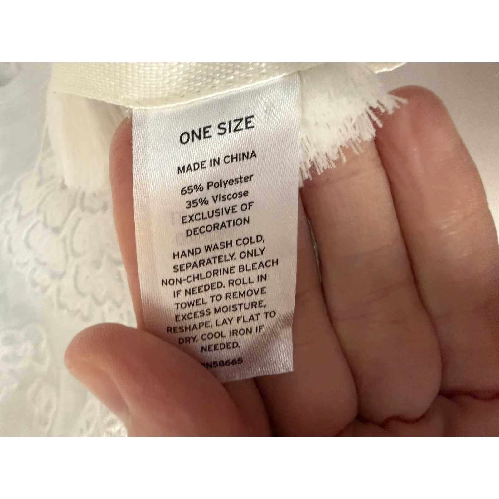 Treasure & Bond Floral Embroidered Square Scarf in Blue Illusion Combo $49 - Image 6