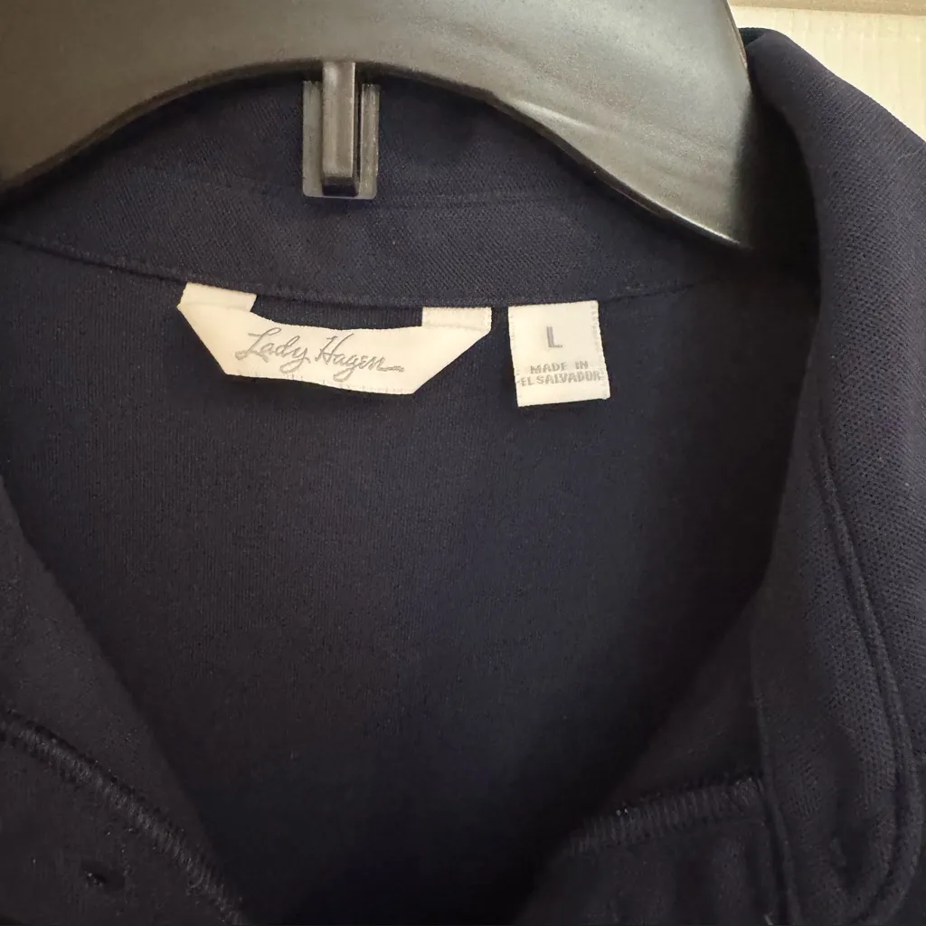 Lady Hagan Peformance Polo Sleeveless Golf Athletic Top Size Large - Image 3