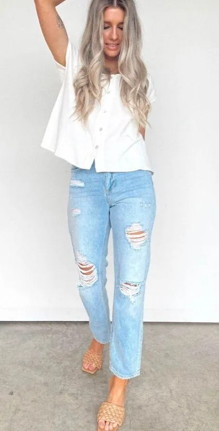 Straight Leg Jeans - Image 2