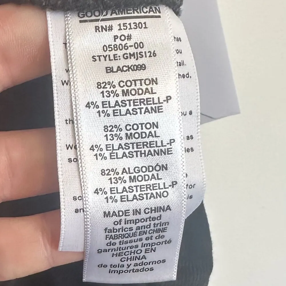 NWT Good American Black Fit For Success Jumpsuit - Size 5 (2XL) - Image 9