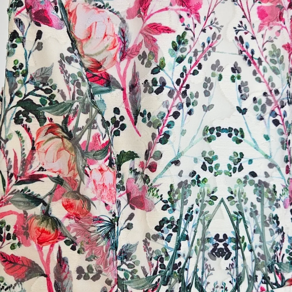 Ted Baker London Gaea Bouquet Mini Dress Pockets Fit & Flare Size 4/XL - Image 9