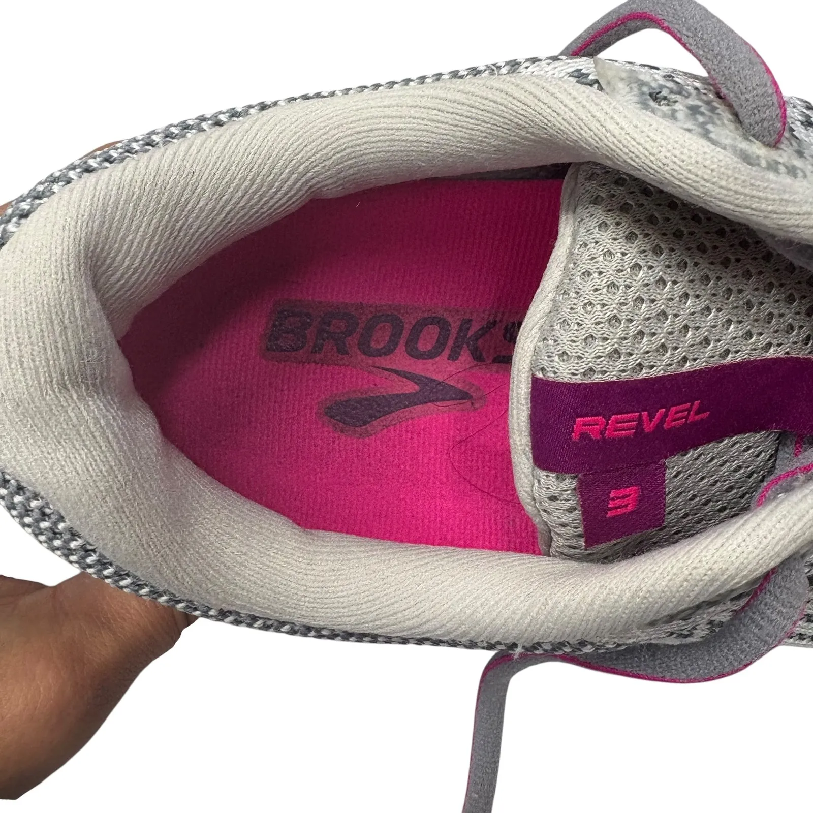 Brooks  Revel 3 Women's Running Shoes Gray Purple‎ Athletic Sneakers Size 8.5 - Image 10