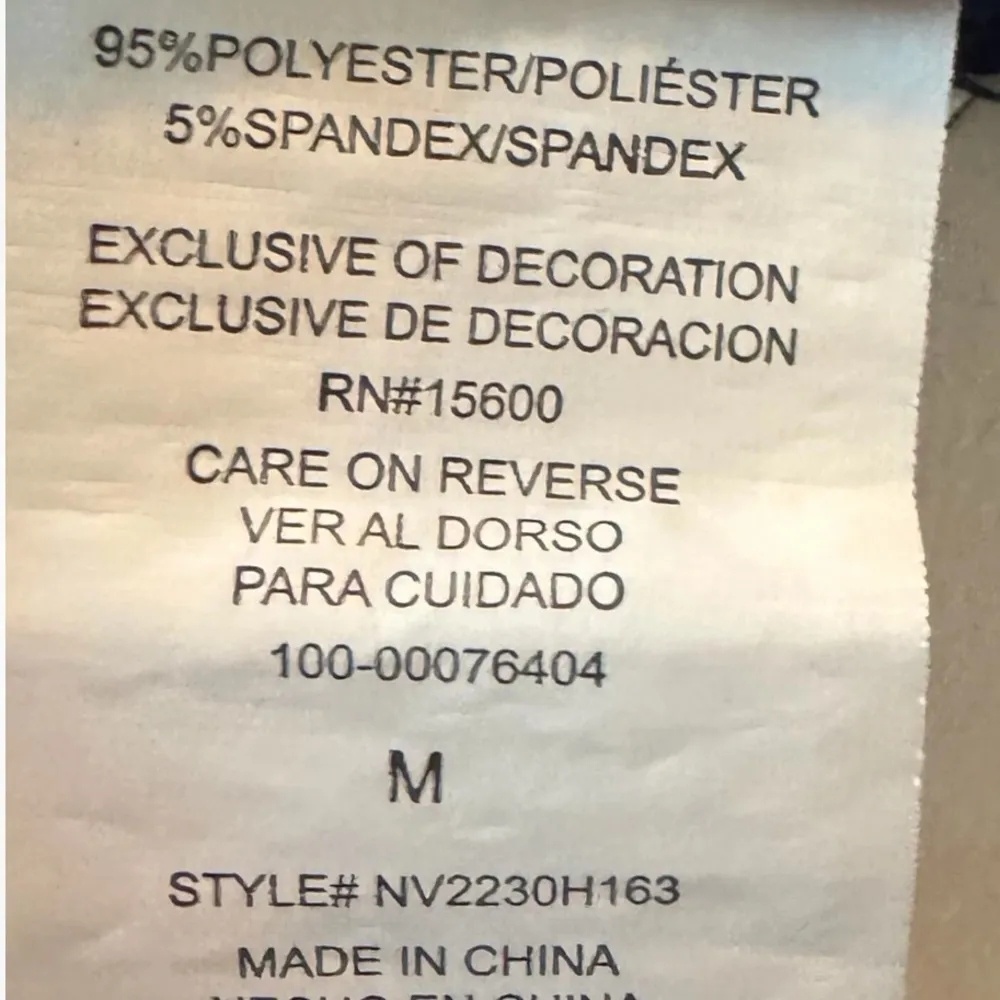 Napa Valley Women’s West Coast Blue Floral Blouse Button Front Pleated Top Sz M - Image 5