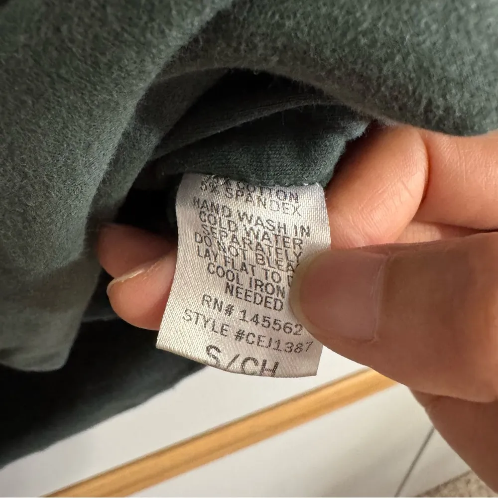 Akira Chicago Forest Green Moto Style Lightweight Jacket Size Small - Image 6