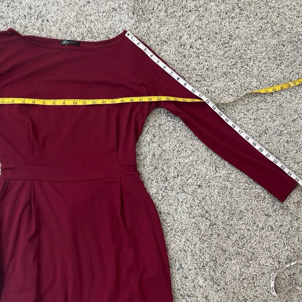 NWT Pretty Garden Women’s Casual Bodycon Party Dress Pullover Long Sleeve Large Red - Image 9