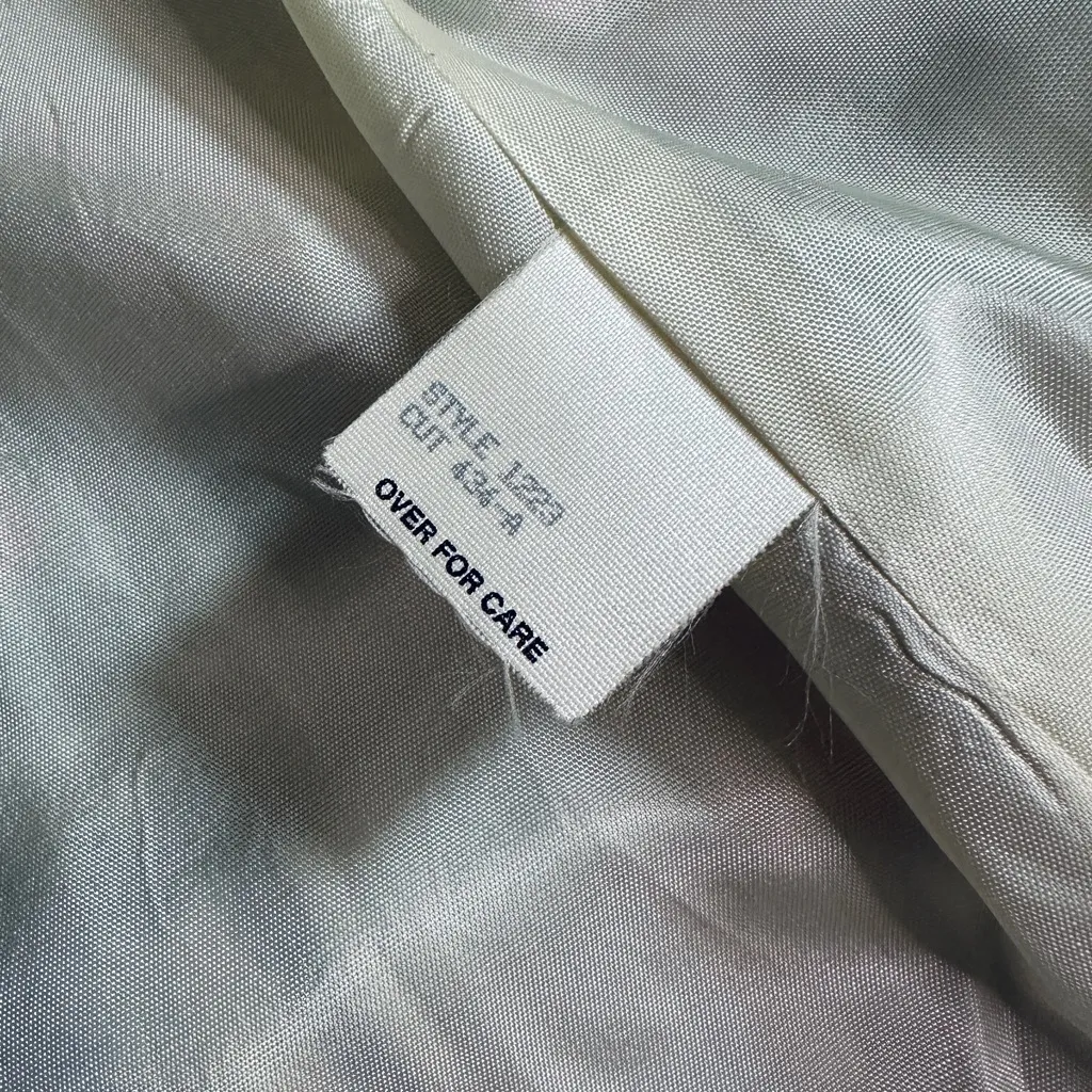 Vintage 90s Express Tartan Plaid Wool Blend Padded Shoulder Two Button Blazer - Image 10