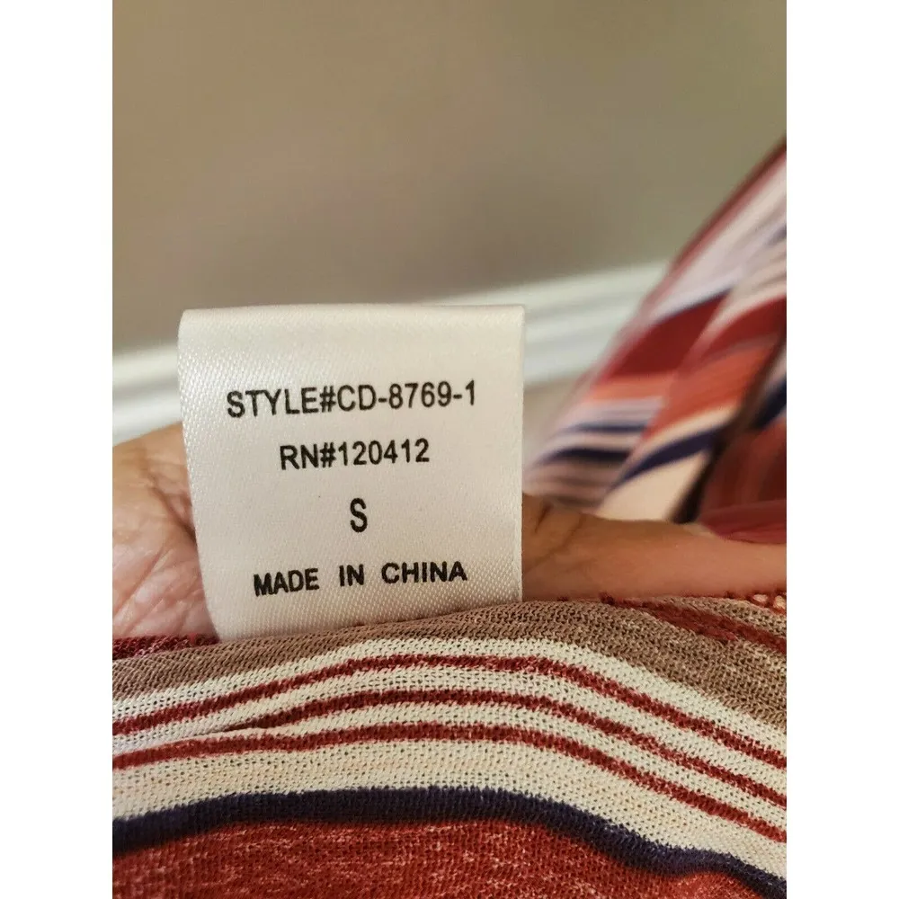 American Thread Women's Multicolor Rayon Sleeveless V - Image 11