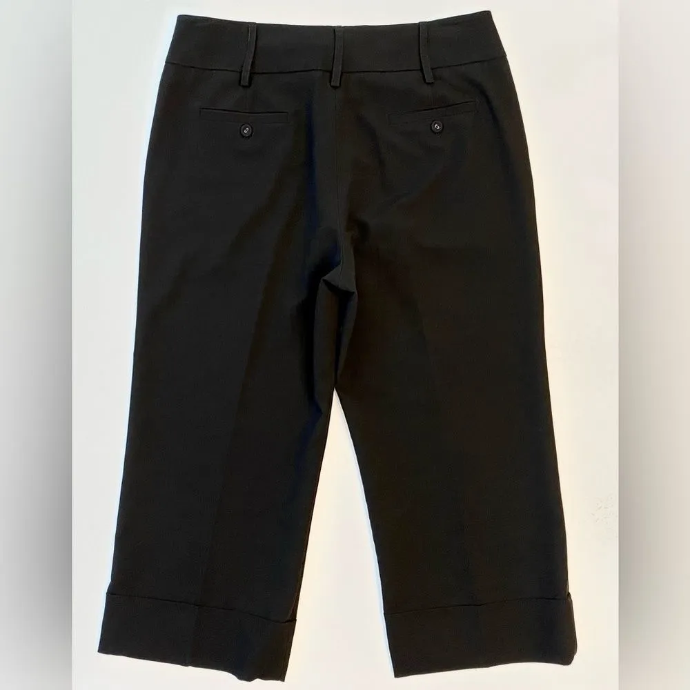 Sandro Wide Leg Crop Pants Black Size 10 Work Dress Sportswear Career Stovepipe - Image 2