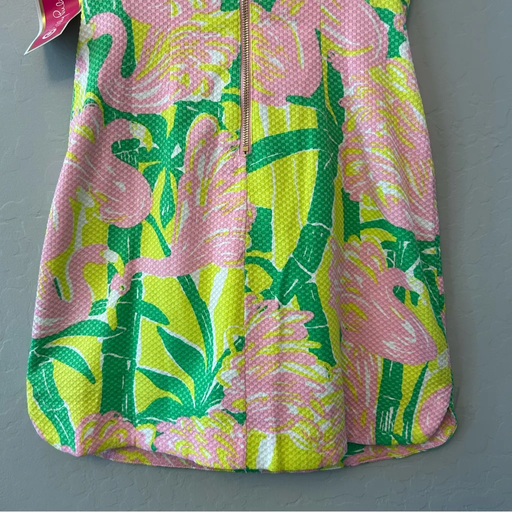 Lilly Pulitzer for Target flamingo fan dance shift sheath dress size 6 NEW Pink - Image 15
