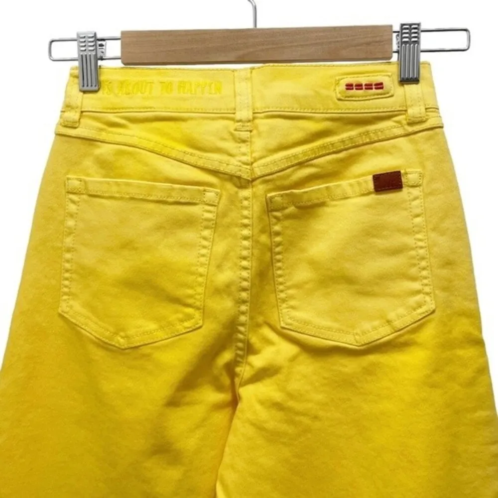 Peace Love World Jeans Happy Yellow Extra Wide Leg Bell Bottoms Size 25 | 00 - Image 11