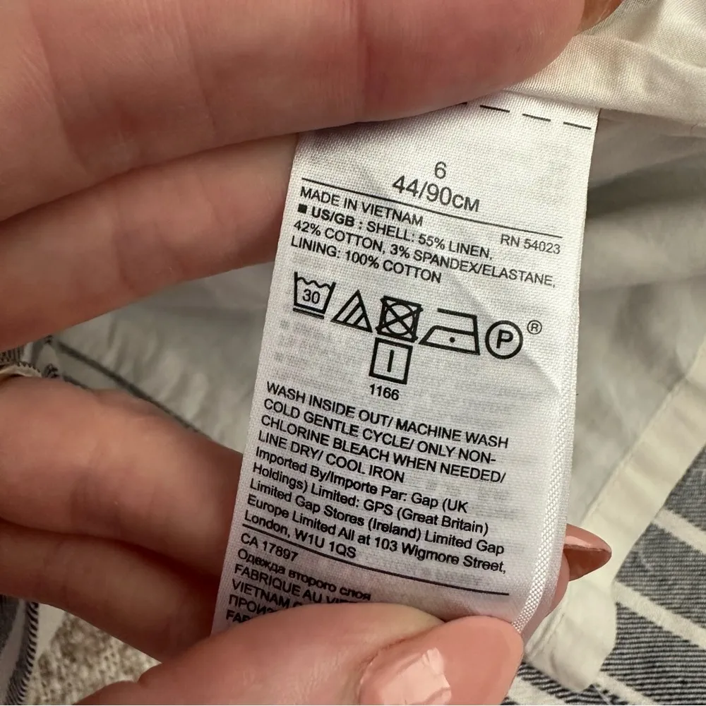 Banana Republic Striped Linen Cotton Sheath Dress - Image 8