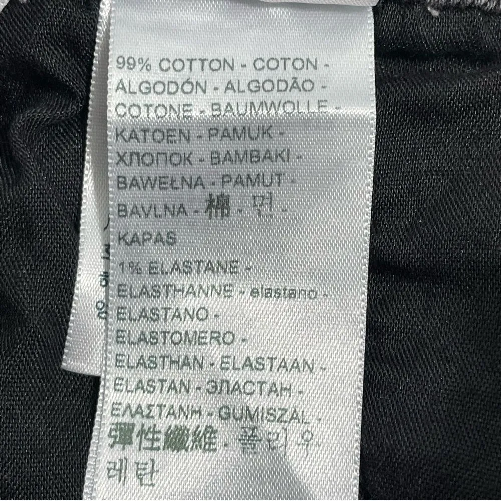 Levi’s Wedgie Straight Faded Black Wash Jeans Size 16W Button Fly Cropped‎ Denim - Image 7