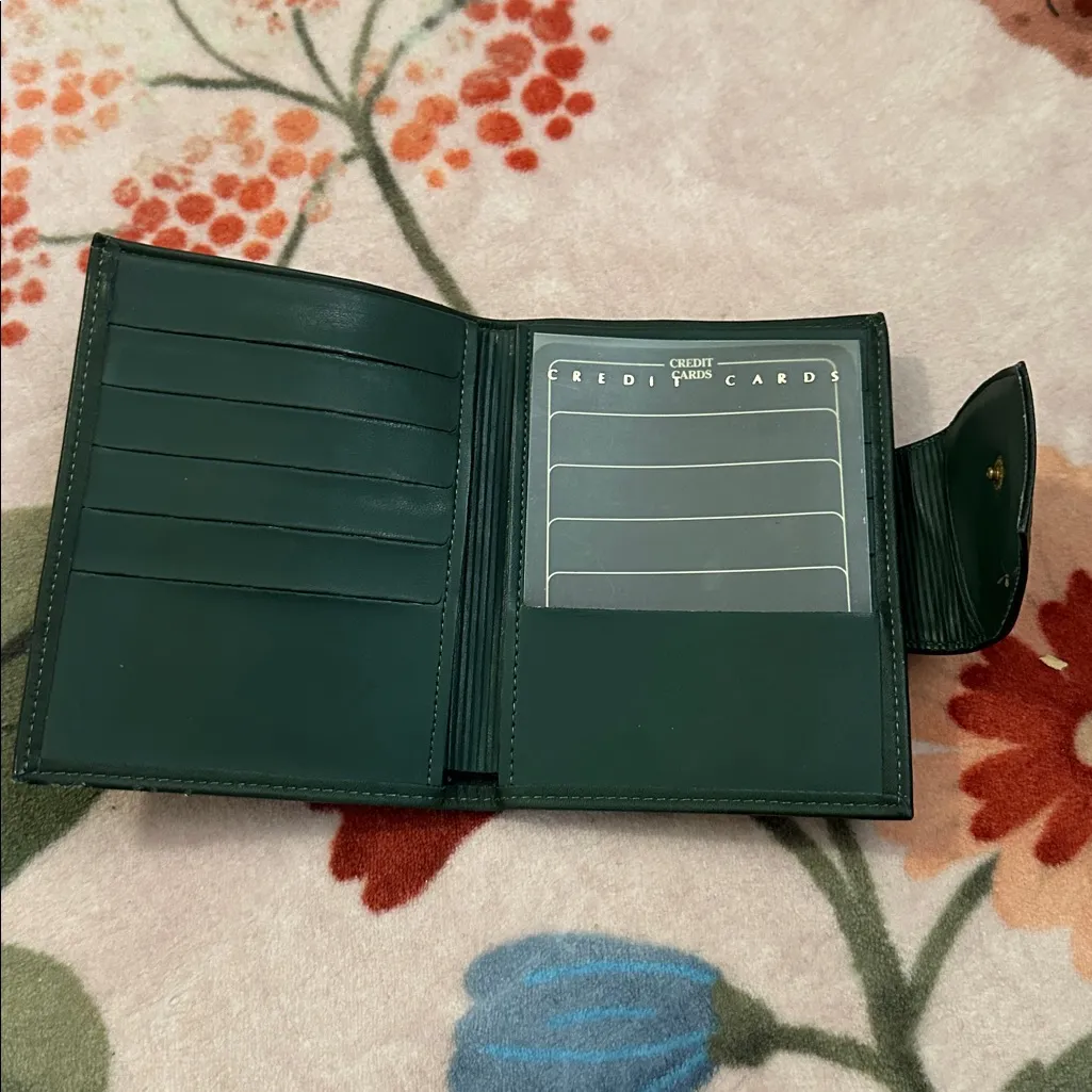 Rolfs Cowhide Leather Wallet‎ Green - Image 6