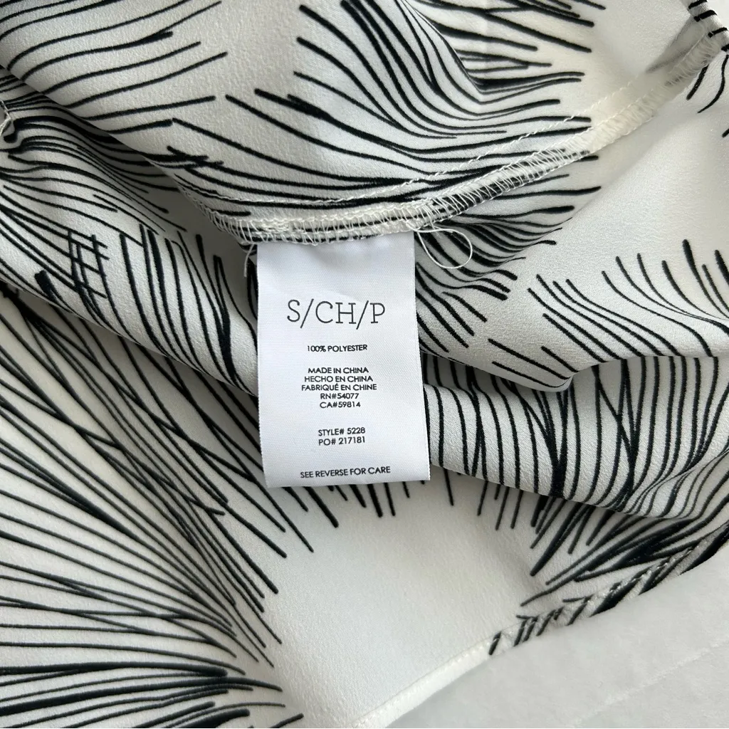 CAbi Women's White Collared Sleeveless‎ Priority Blouse Small #5228 - Image 8