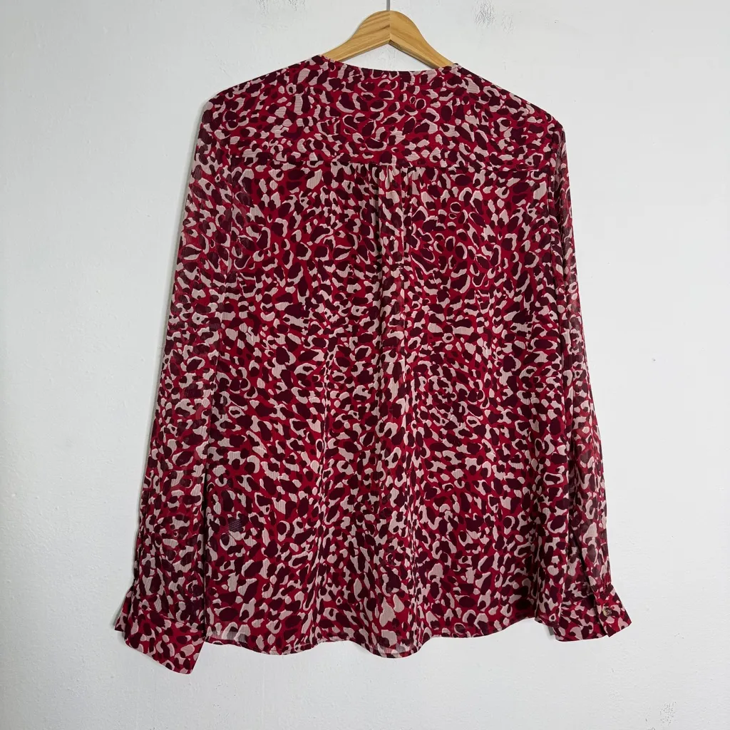 L.K.Bennett Damiell Animal-Print Blouse - Image 9