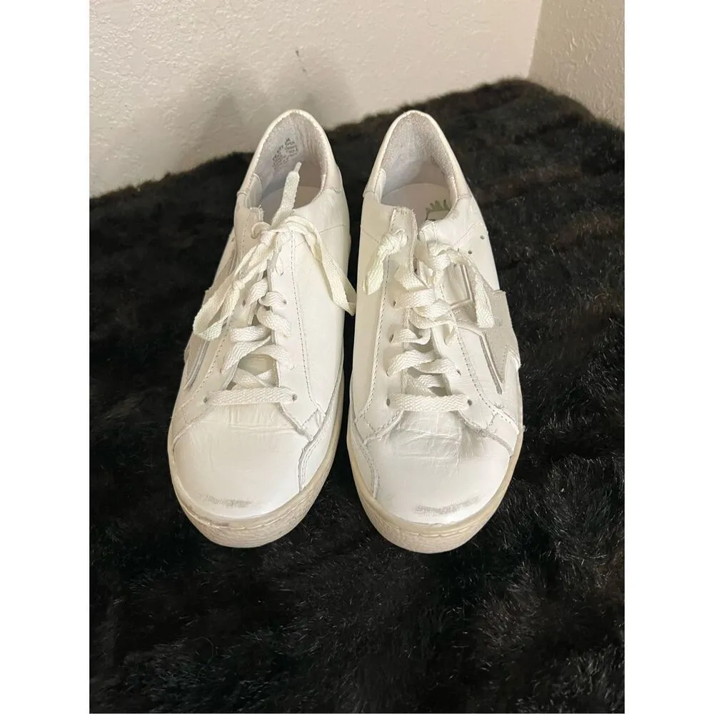 FREEBIRD BY STEVEN WHITE STAR SNEAKERS shoes  SZ 9 - Image 2