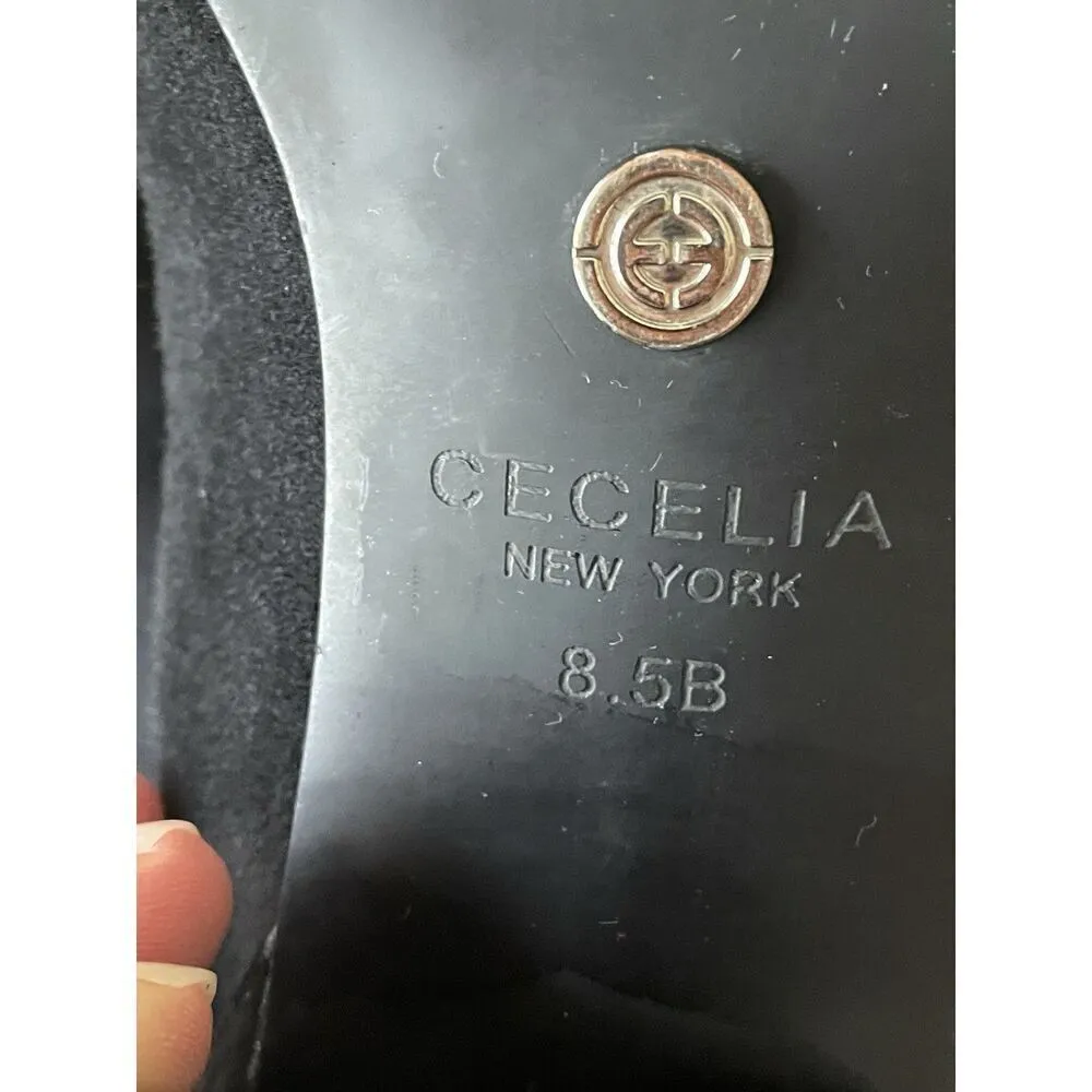 CECELIA New York Women's Midnight Nolton Ankle Boots Black suede 8.5 - Image 9