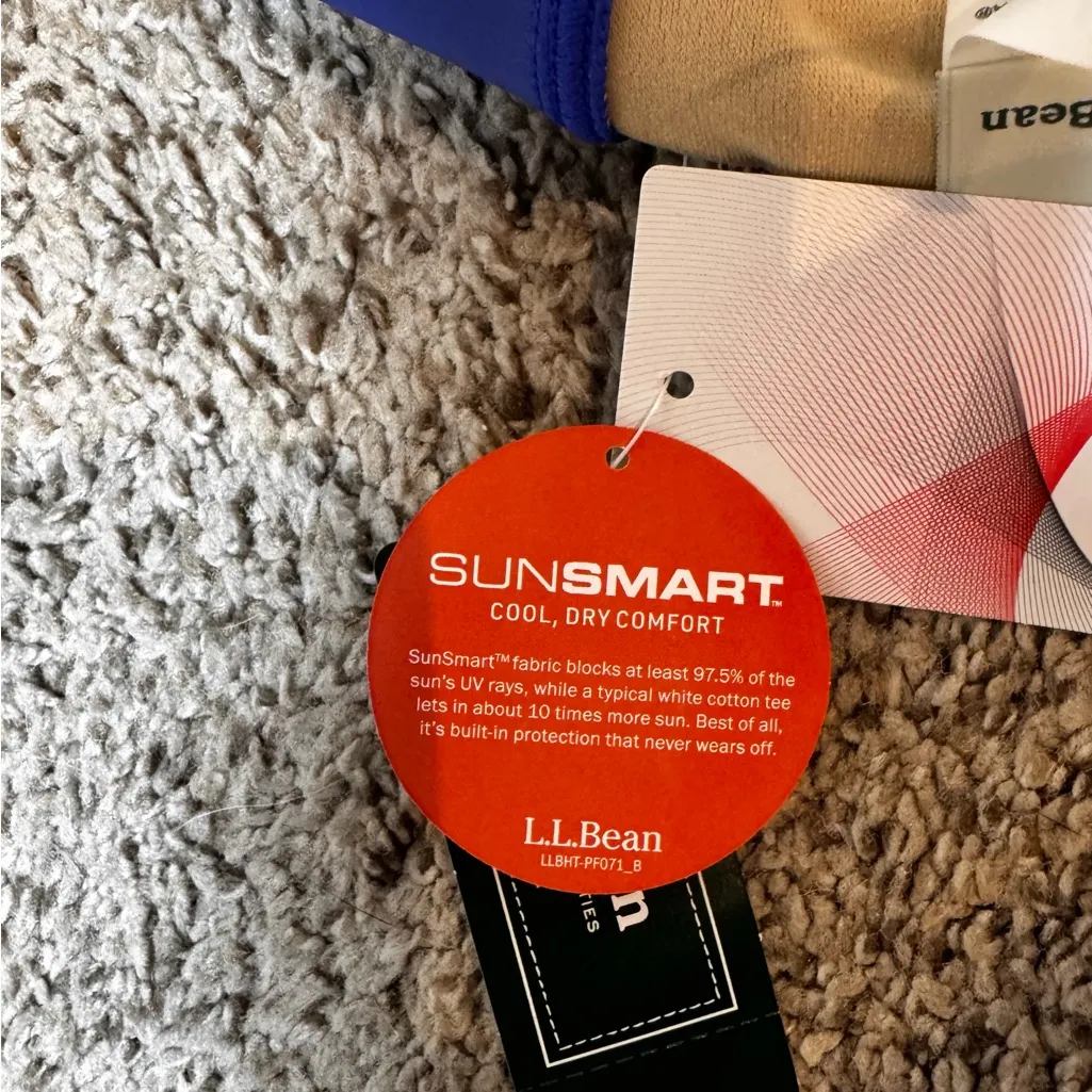 L.L.Bean SunSmart Skirted Swim Bottom UPF 50+ Cobalt Blue Size 6 Resort Beach - Image 7