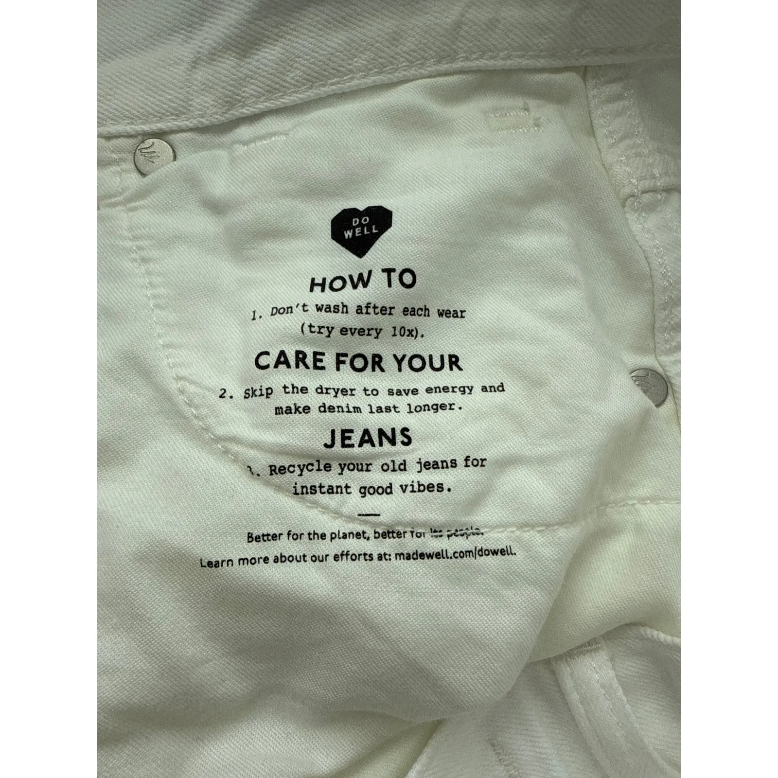 Madewell Superwide-Leg Jeans: Airy Denim Edition‎ in Tile White Size 32 - Image 12