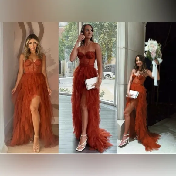 NWT For Love & Lemons Bustier Gown Size XS Prom Dress - Image 2